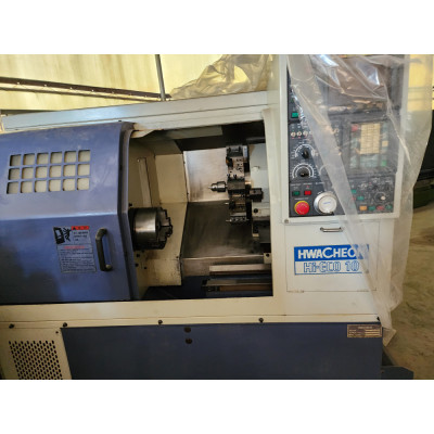 화천기계 CNC선반 Hi-eco 10 베드타입 수평CNC 8인치 (자동선반 NC선반 화천기계공업)